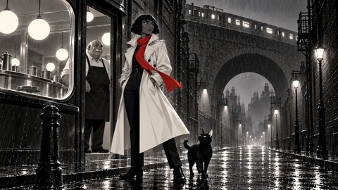 Attempt one: the detective in a white coat