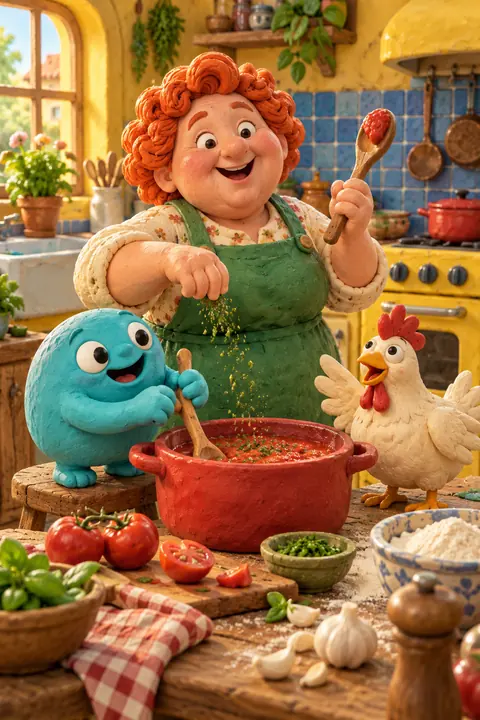 Clay Kitchen, an example clay cooking show