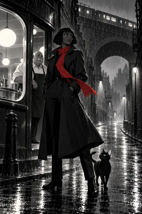 Rain City, an example noir detective show
